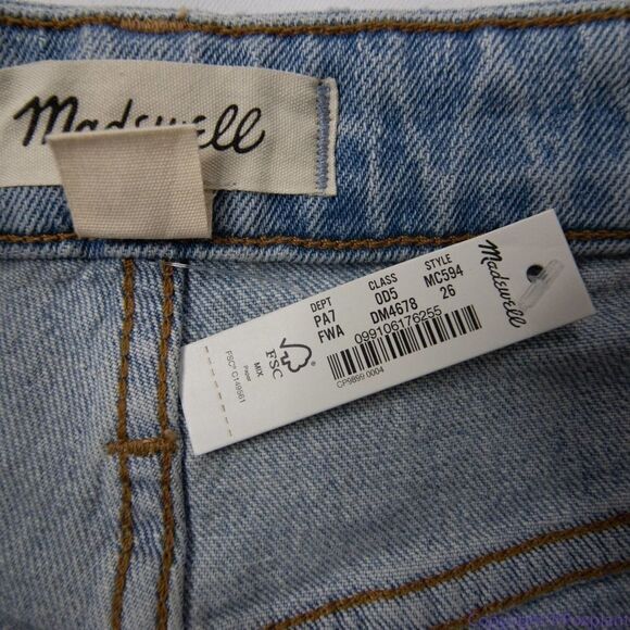 NEW Madewell The Curvy Perfect Vintage Jean in Fiore Wash, size 26 - Picture 9 of 15
